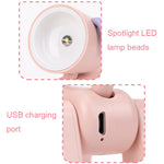 Rechargeable DIY Cartoon Night Light Desktop Ornament Mini Table Lamp