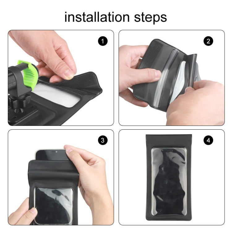 アウトドアサイクリング用スマホナビ防水ブラケット