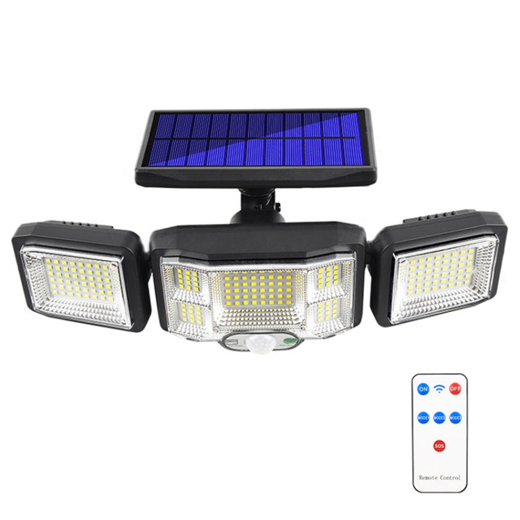 リモコン付きソーラー壁掛けライト LED三重回転センサー投光器、192LED一体型、192COB一体型、192LED分離型、192COB分離型