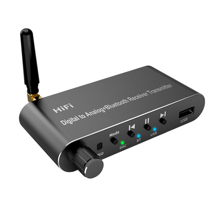 5.1 Bluetooth 光ファイバー同軸USBレシーバー送信機 リモコン付き、A05