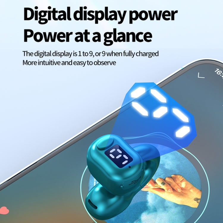 M10 IPX5 防水イヤークリップ Bluetooth イヤホン、スタイル：、M10 シングル ブラック、M10 シングル ホワイト、M10 シングル ピンク、M10 シングル 肌色、M10 シングル グリーン、M10 ダブル グリーン、M10 ダブル 肌色、M10 ダブル ブラック、M10 ダブル ホワイト、M10 ダブル ピンク