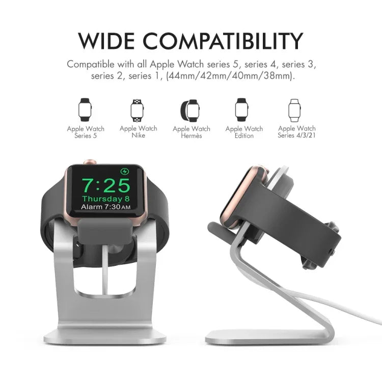 AhaStyle ST03 Apple Watchシリーズ用アルミ合金スタンドベース ST03（シルバー）