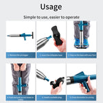 トイレパイプドレッジャー トイレ下水床排水詰まり 家庭用高圧空気圧工具 HX28（グレー）、HX28（ブラック）、HX28（グリーン）、HX28（ホワイト）