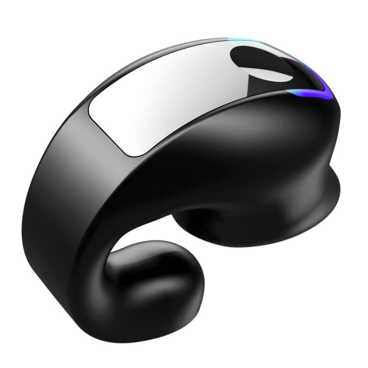 GD28 IPX4 防水片耳軽量クリップイヤー Bluetooth イヤホン、GD28 シングル ブラック、GD28 シングル ホワイト
