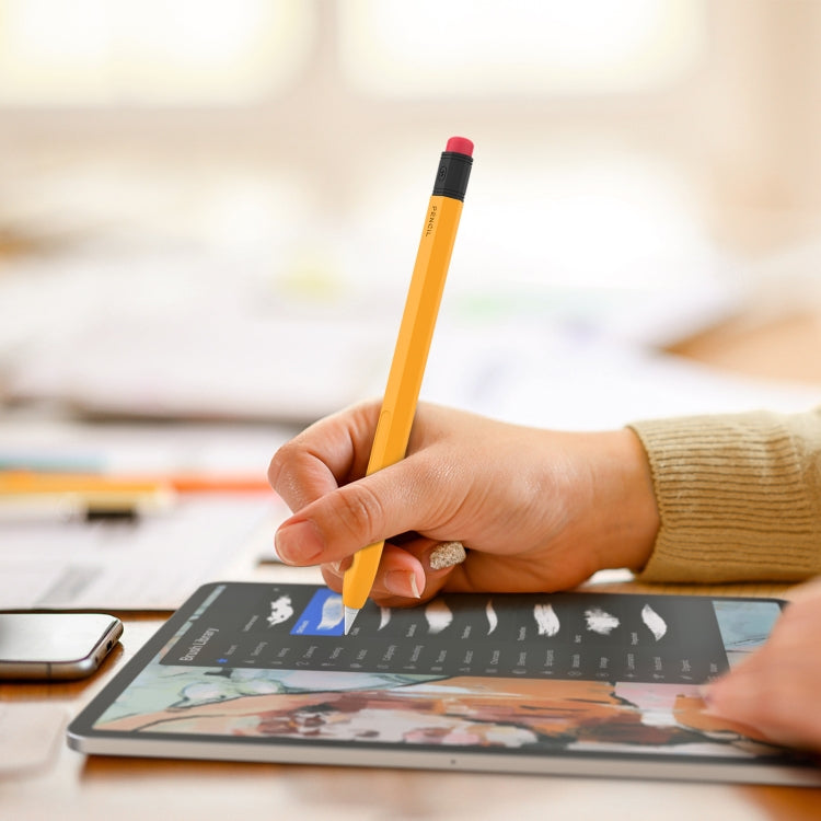 AhaStyle PT180-2 シリコン保護ケース 滑り止め・防落下 静電容量式ペンケース、Apple Pencil 1用、Apple Pencil 2用