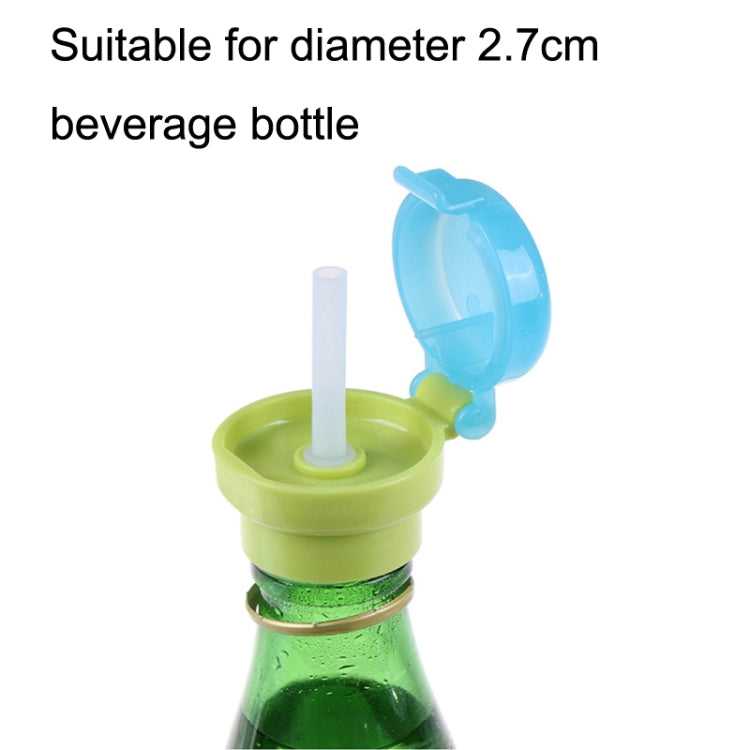 2個 CJ07205 ベビー用ストロー蓋 子供用携帯飲みストロー蓋、2個グリーン、2個ピンク