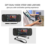 Steam Deck Hifylux ST-PF14ゲームコンソール用シリコンケース、傷防止滑り止めハンドヘルドケースストラップ付き、シリコンケースブルー、シリコンケースレッド