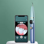 FY-B700 ビジュアル超音波スケーラー 歯石 歯垢 歯の着色除去器 歯科美容器具、ブルーグラデーション、レッドブルーグラデーション