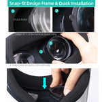 Oculus Quest 2 Hifylux Q2-QF11 1ペア 近視用レンズフレーム 非球面樹脂 VRメガネアクセサリー