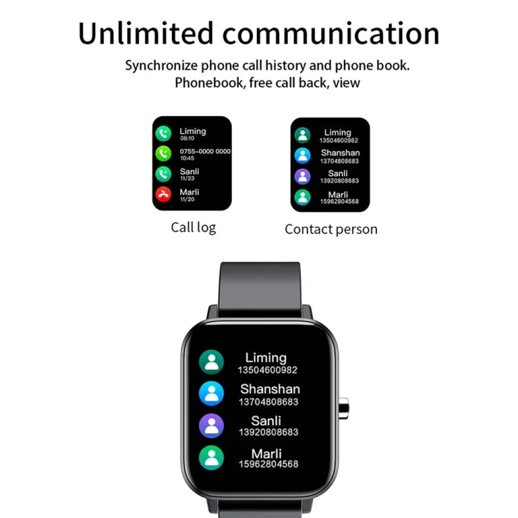 H10 1.69インチスクリーン Bluetooth通話スマートウォッチ、心拍数・血圧・睡眠モニタリング対応、ブラック、ピンク、イエロー、グレー、ブルーネット＋シリコン、ブラックネット＋シリコン、ピンクネット＋シリコン、ゴールドネット＋シリコン、シルバーネット＋シリコン