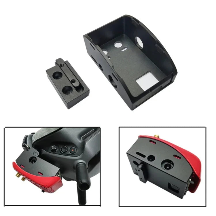 DJI FPV Goggles V1 V2 受信モジュール 3.0 & 3.0 Plus マウントホルダー プロテクターケースカバー、受信モジュールマウントホルダー用