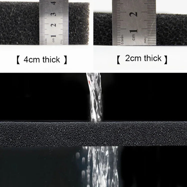 釣り用水槽フィルター綿 水槽用生化学綿 培養用フィルター素材 50x12x2cm 中穴、50x50x2cm 小穴、50x50x2cm 中穴、50x50x4cm 小穴、50x50x4cm 中穴、50x50x2cm 大穴、50x50x4cm 大穴