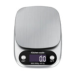 Small Multifunctional Kitchen High Precision Electronic Scale LCD Digital Display Food Scale, 3kg/ 0.1g, 5kg/ 0.1g, 10kg/ 1g