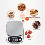 Small Multifunctional Kitchen High Precision Electronic Scale LCD Digital Display Food Scale, 3kg/ 0.1g, 5kg/ 0.1g, 10kg/ 1g