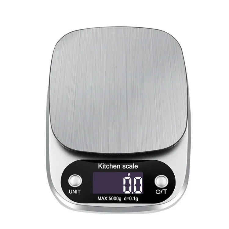 Small Multifunctional Kitchen High Precision Electronic Scale LCD Digital Display Food Scale, 3kg/ 0.1g, 5kg/ 0.1g, 10kg/ 1g