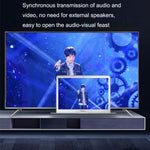 HD55Y VGA から HDMI アダプターケーブル VGA+USB から HD 1080P コンバーター 電源付き、VGA+USB から HDMI