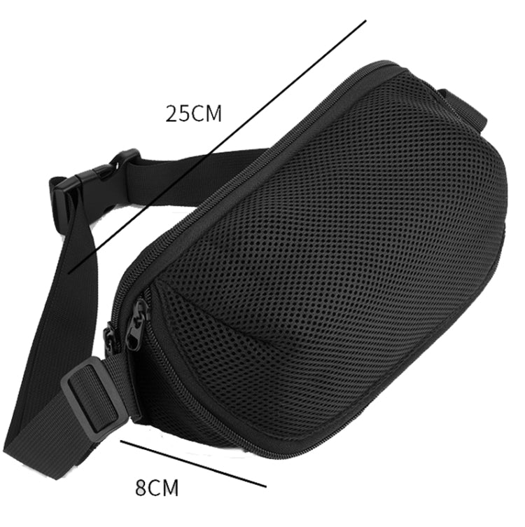 ユニバーサルBluetoothスピーカーメッセンジャーバッグ チェストバッグ ハンドバッグ JBL Flipシリーズ/UE BOOM 3/Beats Pillなど用 ブルー、ブラック