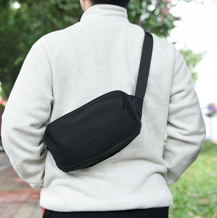 ユニバーサルBluetoothスピーカーメッセンジャーバッグ チェストバッグ ハンドバッグ JBL Flipシリーズ/UE BOOM 3/Beats Pillなど用 ブルー、ブラック