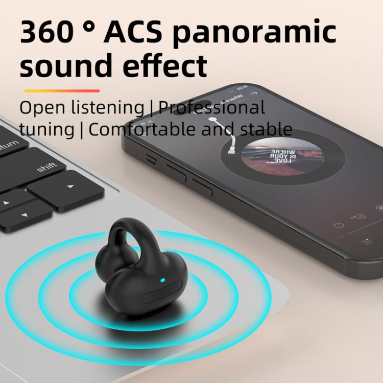 M-S8 ワイヤレスステレオ片耳クリップオン Bluetooth イヤホン、M-S8 シングル ブラック、M-S8 シングル グレー、M-S8 シングル ピンク、M-S8 シングル ブルー