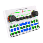 X50 Bluetooth RGB LED ライブサウンドカード OTGポートインターフェース付き、X50