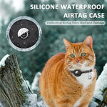 AirTag 第2世代 / AirTag 第1世代用 トラッカーシリコンケース 反射ペット猫用首輪 鈴付き