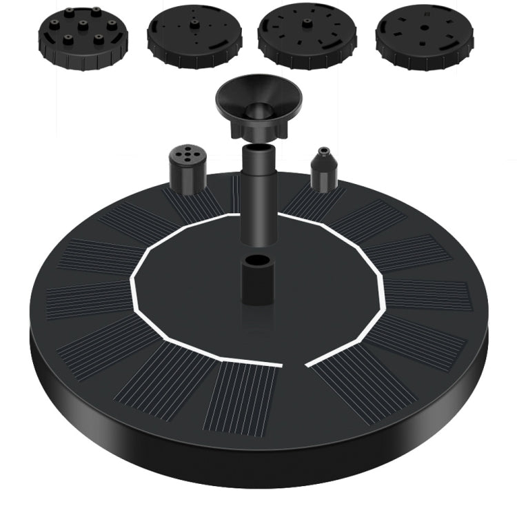 ソーラーウォーターファウンテン プール用屋外バードバス ソーラー電源噴水 浮遊水、13cm、16cm