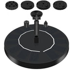 ソーラーウォーターファウンテン プール用屋外バードバス ソーラー電源噴水 浮遊水、13cm、16cm