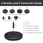 ソーラーウォーターファウンテン プール用屋外バードバス ソーラー電源噴水 浮遊水、13cm、16cm
