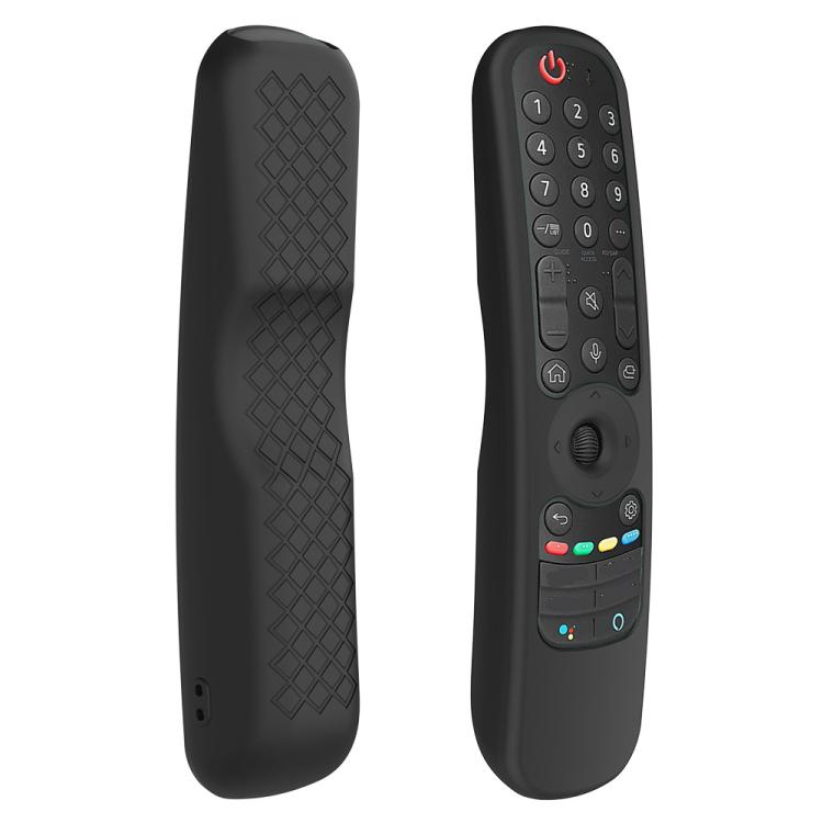 LG AN-MR21GC / AN-MR21N / AN-MR21GA テレビリモコン用シリコンケース、GS0020 ブラック、GS0020 ホワイト、GS0020 蓄光ブルー、GS0020 蓄光グリーン