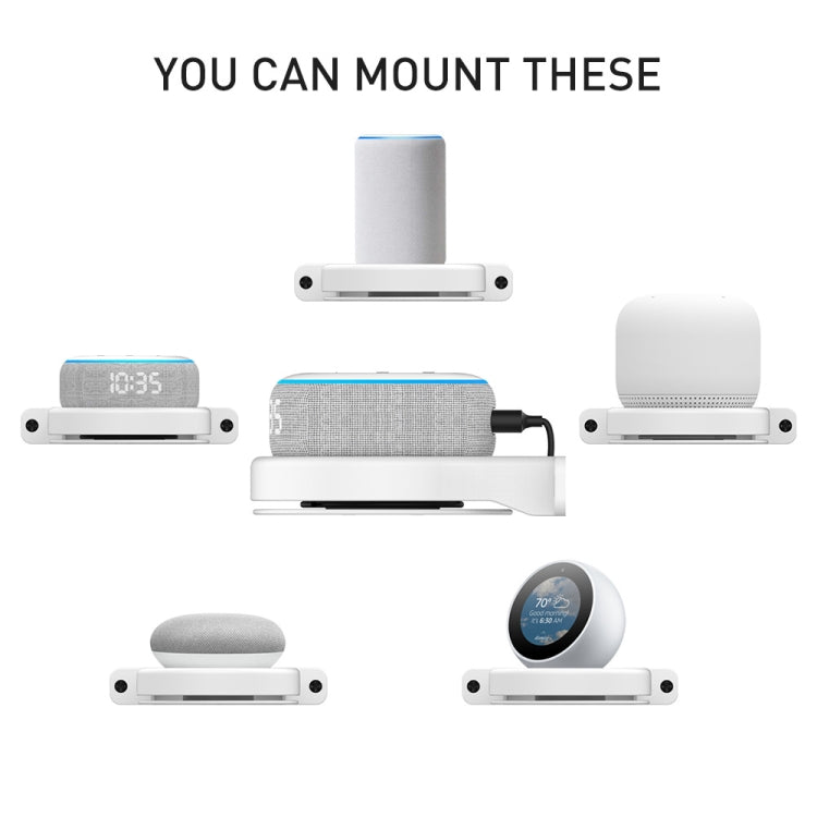 AhaStyle DD96 スタンド壁掛け収納スタンド、Amazon Echo Dot 3/4用、Google Wifi用、Apple HomePod Mini用