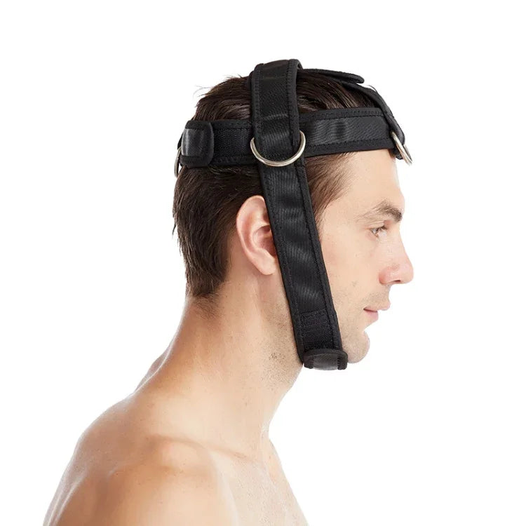MK119 首トレーニングベルト 頭と首のトレーナー 肩重量強化トレーニングヘッドギア、首トレーニングベルト