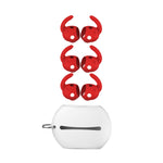 Beats Studio Buds AhaStyle PT172用イヤホンシリコンイヤーキャップ、スタイル：イヤーキャップ x 3＋ケース（ホワイト）、イヤーキャップ x 3＋ケース（レッド）、イヤーキャップ x 3＋ケース（ブラック）、イヤーキャップ（ホワイト）、イヤーキャップ（ブラック）、イヤーキャップ（レッド）