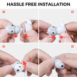 Beats Studio Buds AhaStyle PT172用イヤホンシリコンイヤーキャップ、スタイル：イヤーキャップ x 3＋ケース（ホワイト）、イヤーキャップ x 3＋ケース（レッド）、イヤーキャップ x 3＋ケース（ブラック）、イヤーキャップ（ホワイト）、イヤーキャップ（ブラック）、イヤーキャップ（レッド）