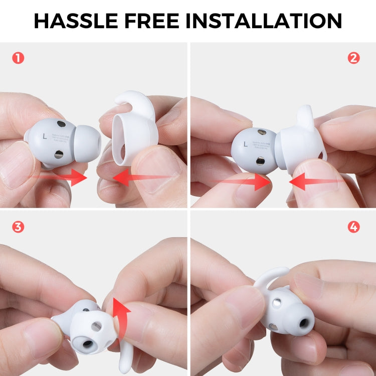 Beats Studio Buds AhaStyle PT172用イヤホンシリコンイヤーキャップ、スタイル：イヤーキャップ x 3＋ケース（ホワイト）、イヤーキャップ x 3＋ケース（レッド）、イヤーキャップ x 3＋ケース（ブラック）、イヤーキャップ（ホワイト）、イヤーキャップ（ブラック）、イヤーキャップ（レッド）