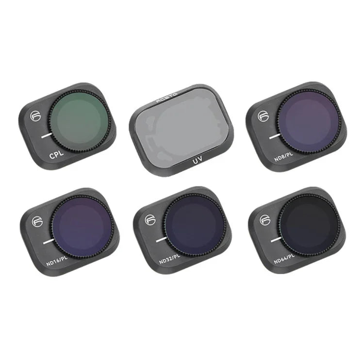 DJI Mini 3 Pro RCSTQ PLフィルター ドローンアクセサリー、ND8/PL、ND16/PL、ND32/PL、ND64/PL、4-in-1 ND/PL 8/16/32/64、6-in-1 UV+CPL+ND/PL 8/16/32/64