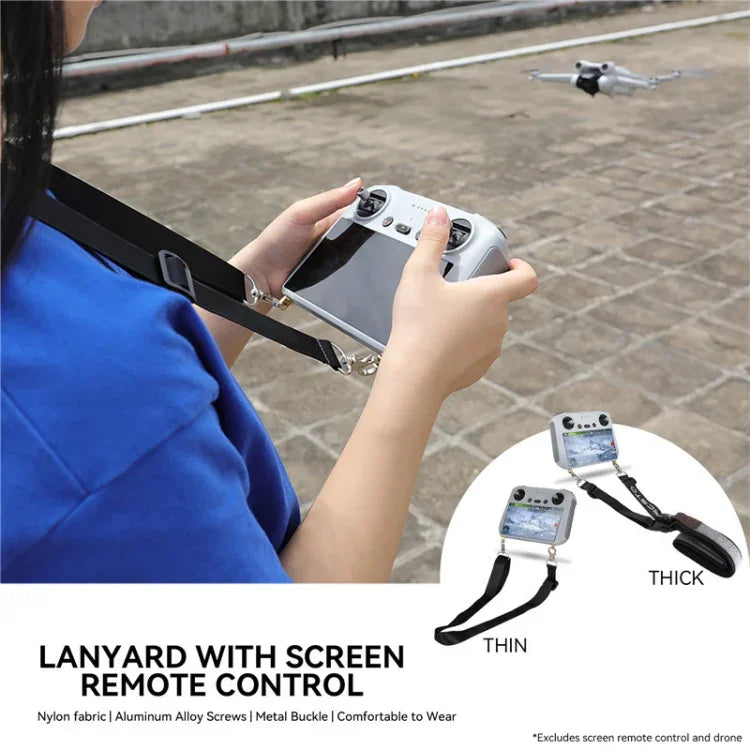 DJI Mini 3 Pro RC スマートコントローラー RCSTQ ストラップ ドローンアクセサリー 薄型タイプ