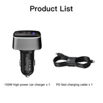 DJI Mavic 3/Mini 2 RCSTQ 100W 2-in-1 カーチャージャー、DJI Mavic 3/Mini 2用