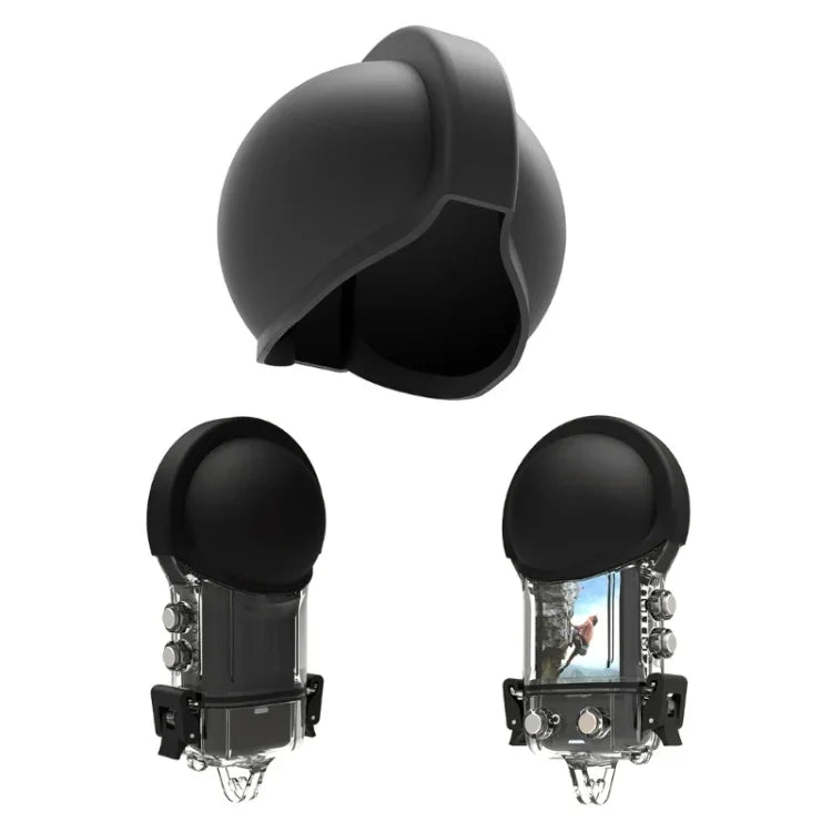 Insta360 X3 シリコン保護ケース 防水ケースと併用必須、レンズキャップ付き