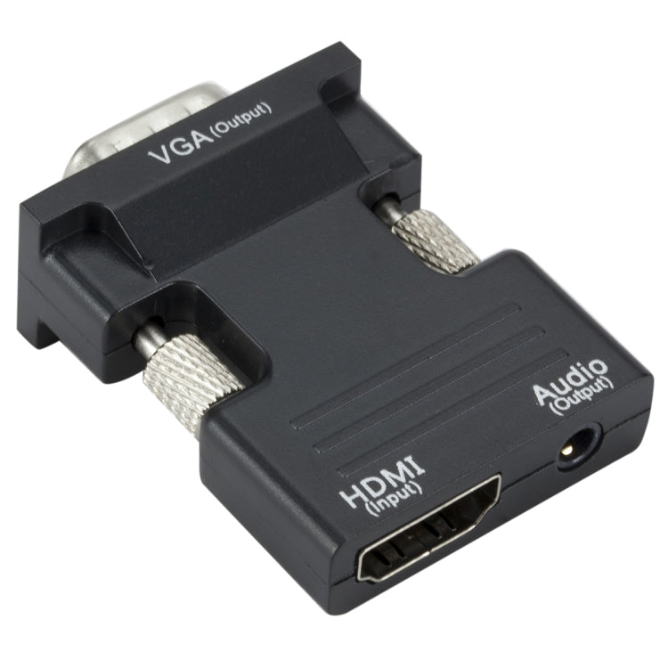 プロジェクター HDMI アダプター オーディオケーブル付き コンピューター HDコンバーター、HDMI to VGA、VGA to HDMI