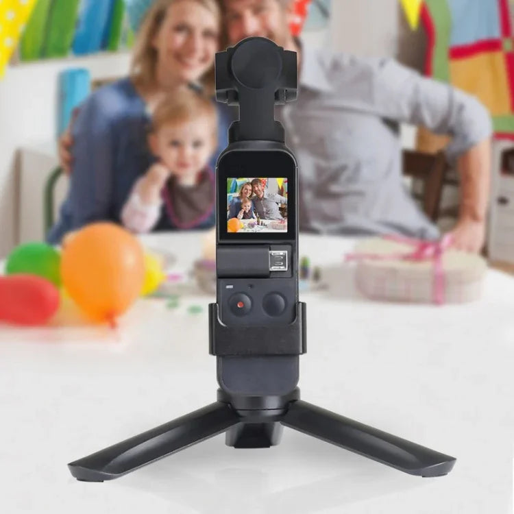 DJI OSMO Pocket 2用 RCGEEK ユニバーサルミニ三脚 PTZカメラアクセサリー、1196500（ブラック）