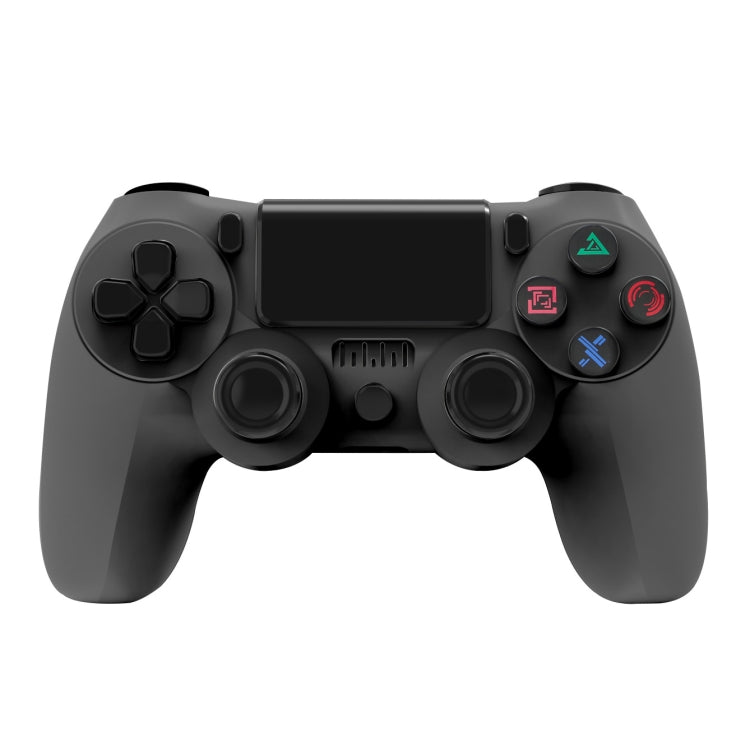 PS4用ワイヤレスBluetoothゲームコントローラー ライトストリップ付き デュアルバイブレーションゲームハンドル ホワイト、ブラック、レッド、ブルー、グリーン、ローズレッド、レター、ライン、ファイアゴースト、カートゥーン、ハルク、スケルトン、ギア、ライトニング、フレーム、クラウド、バースト、木目、スター レッド