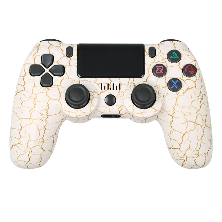 PS4用ワイヤレスBluetoothゲームコントローラー ライトストリップ付き デュアルバイブレーションゲームハンドル ホワイト、ブラック、レッド、ブルー、グリーン、ローズレッド、レター、ライン、ファイアゴースト、カートゥーン、ハルク、スケルトン、ギア、ライトニング、フレーム、クラウド、バースト、木目、スター レッド