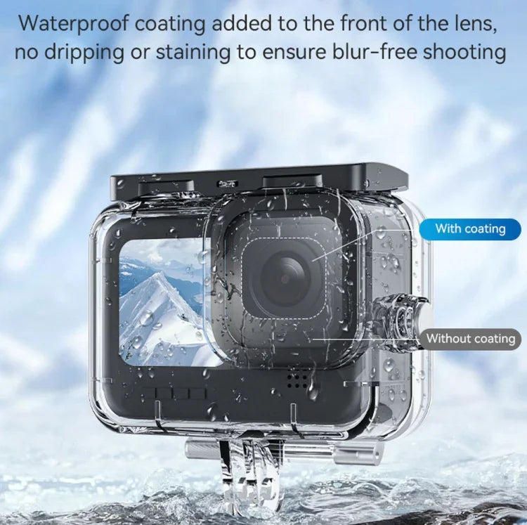 GoPro Hero11 Black / HERO10 Black / HERO9 Black用 TELESIN 防水ケース 全シーン対応 防曇 水中ダイビングハウジング、GoPro Hero11 Black / HERO10 Black / HERO9 Black用