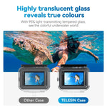 GoPro Hero11 Black / HERO10 Black / HERO9 Black用 TELESIN 防水ケース 全シーン対応 防曇 水中ダイビングハウジング、GoPro Hero11 Black / HERO10 Black / HERO9 Black用