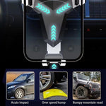 Gravity Navigation Car Air Outlet Triangular Mobile Phone Holder