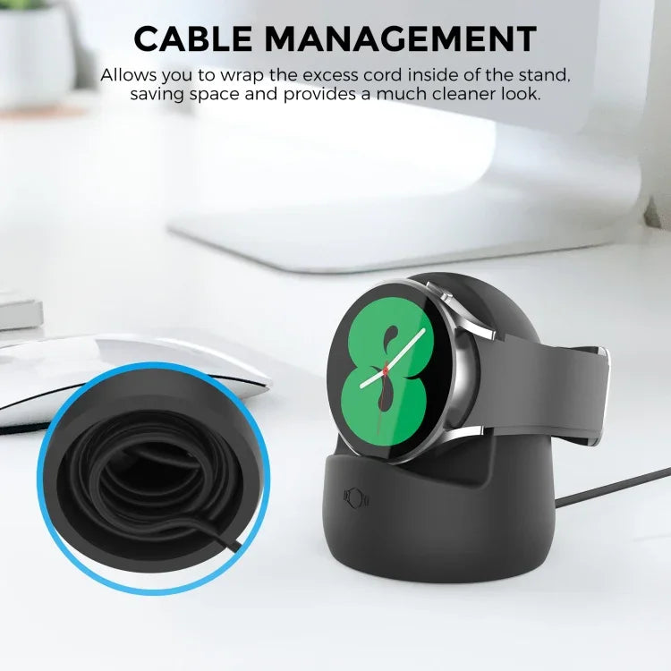 AhaStyle PT181 Watch Silicone Charging Stand For Galaxy Watch 3 / 4 / Active / Active 2