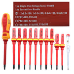 RDEER VDE-9913 13-in-1 絶縁ドライバーセット 電気工用ドライバー工具 VDE-9913
