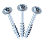 RUITOOL ST4 100個 木工用斜穴ネジ 半ねじセルフタッピングプラスボルト 25mm、32mm、38mm、50mm、63mm