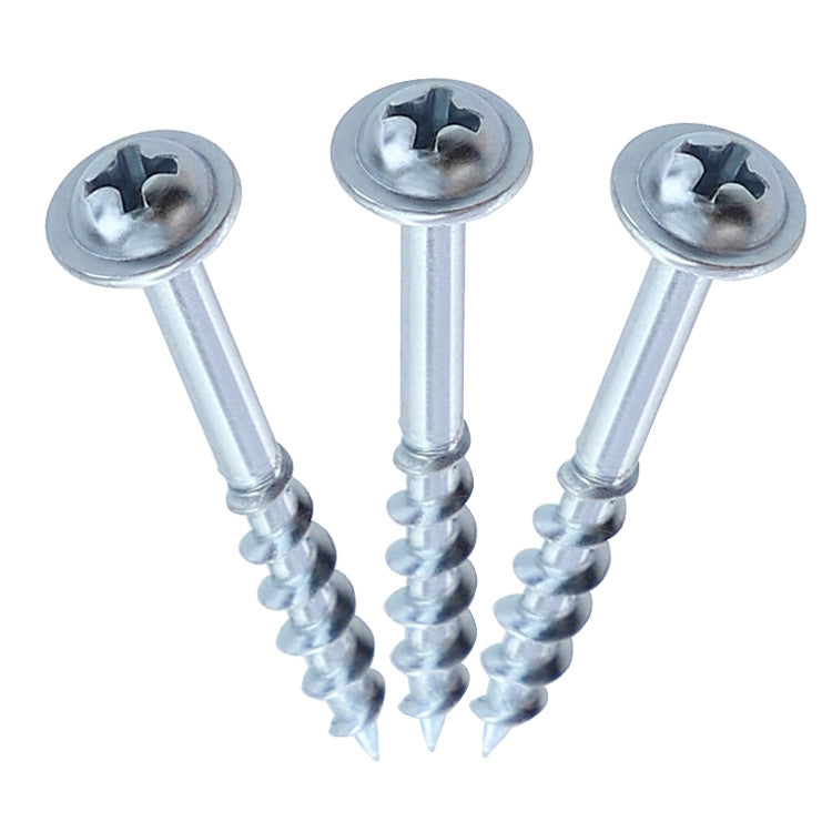 RUITOOL ST4 100個 木工用斜穴ネジ 半ねじセルフタッピングプラスボルト 25mm、32mm、38mm、50mm、63mm