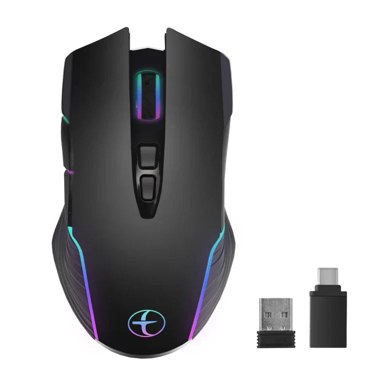 E50 2.4G ワイヤレスマウス ジグラー 携帯用コードレスマウス 7キー付き